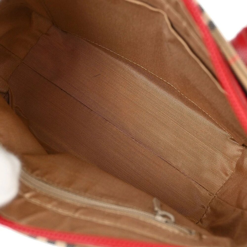 Burberry Beige House Check Tote Handbag - Picture 8 of 11